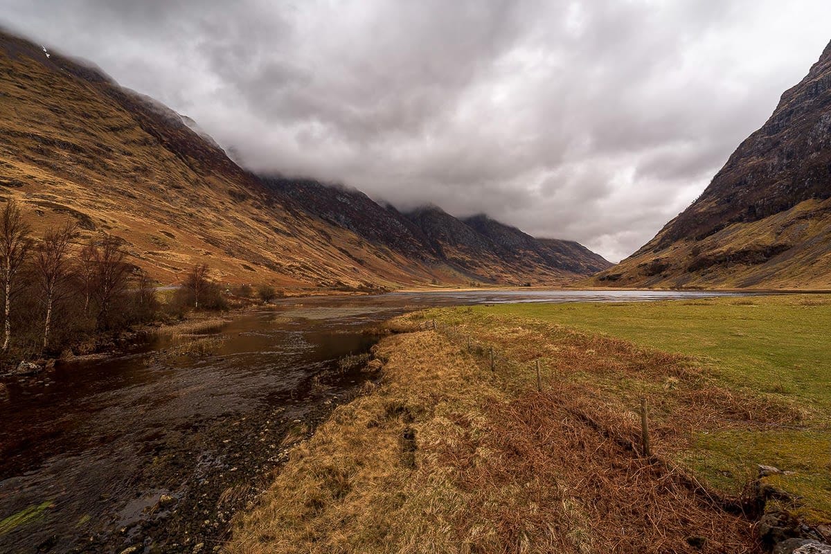 Loch Achtriochtan, Glencoe on a Scotland Road Trip Itinerary