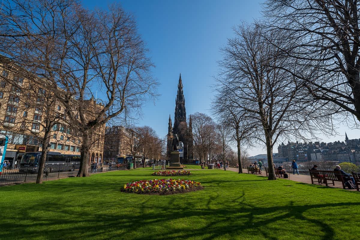 Scott Monument in Edinburgh, Scotland, UK, Scotland Road Trip Itinerary