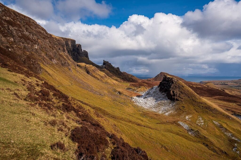 The Quiraing Walk, Isle of Skye on a Scotland Road Trip Itinerary