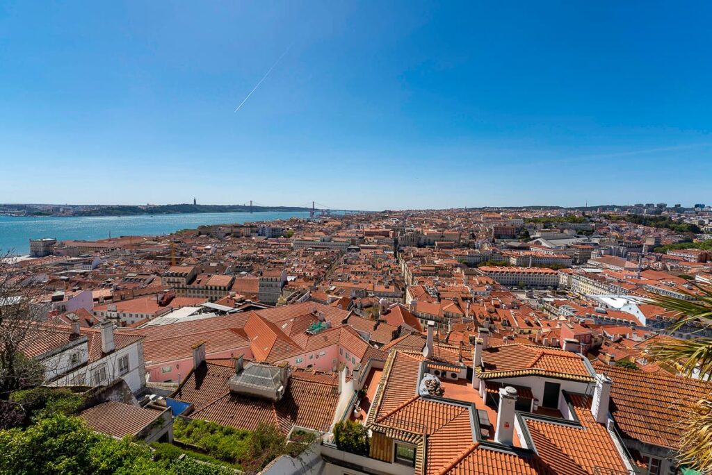 View from Castelo de São Jorge, Lisbon, Portugal
