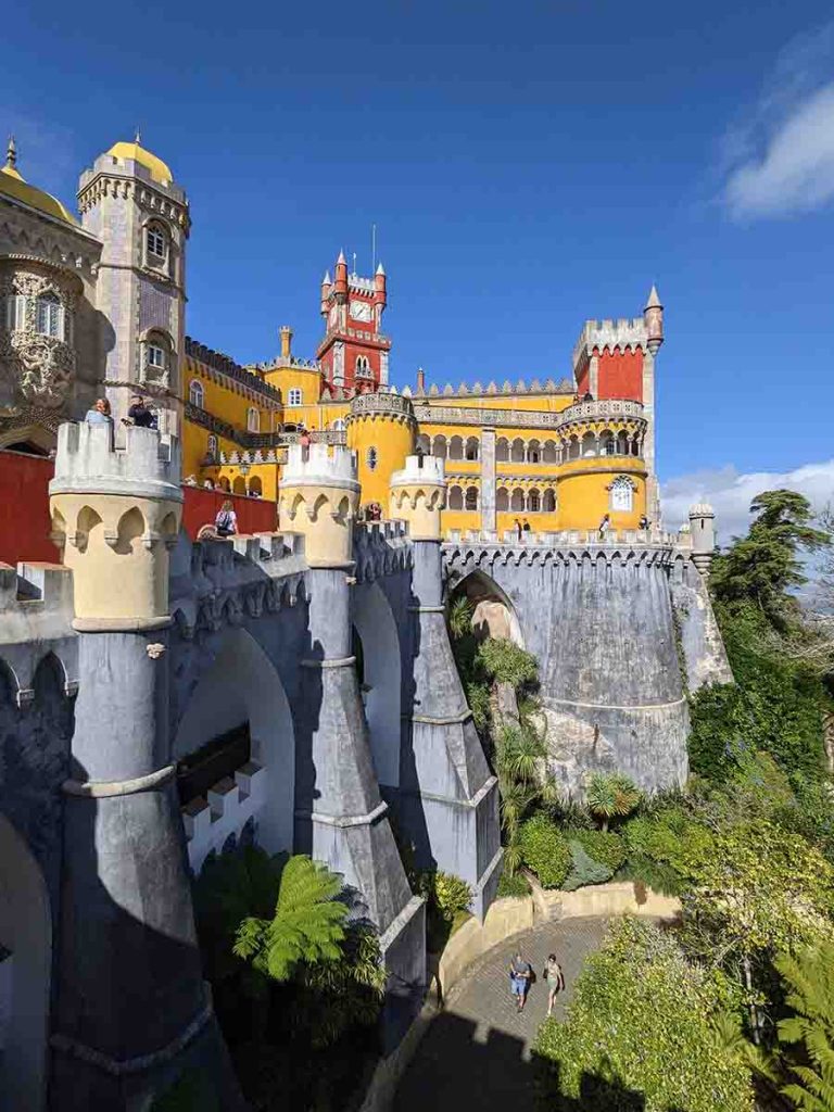 National Palace of Pena, Sintra Portugal, one of the best castles in Sintra on a Lisbon to Sintra day trip